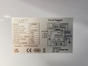 Thumbnail image of Coolmed CMS400 Medical/Pharmacy Refrigerator