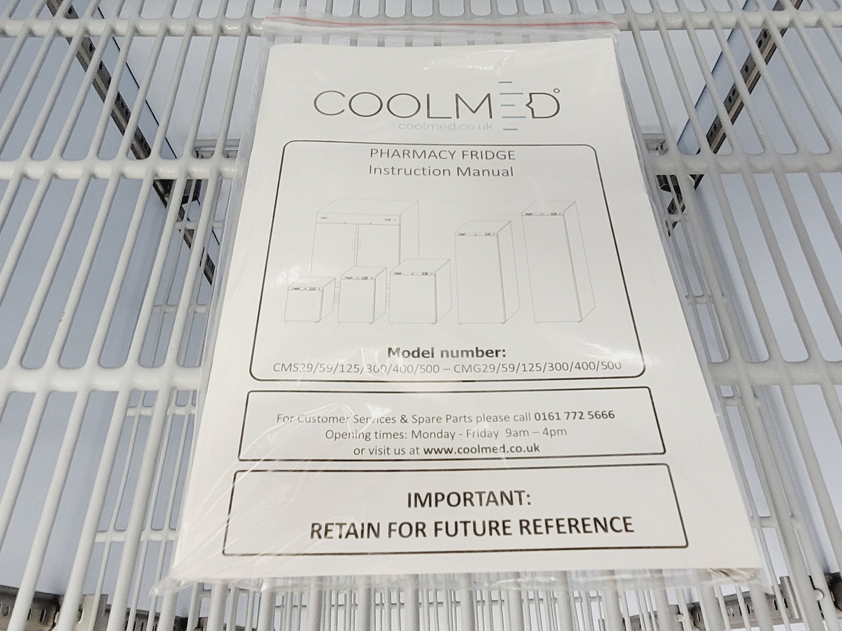 Image of Coolmed CMS400 Medical/Pharmacy Refrigerator