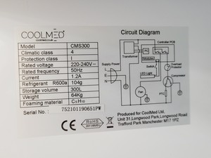 Thumbnail image of Coolmed CMS300 Medical/Pharmacy Refrigerator