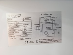 Thumbnail image of Coolmed CMS300 Medical/Pharmacy Refrigerator