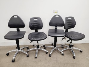 Thumbnail image of Lot Of 7 x VWR + Teknomek Adjustable Lab Chairs
