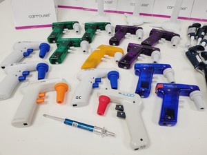 Thumbnail image of Lot of Mixed Brand Pipettes & Gilson Carrousels Lab