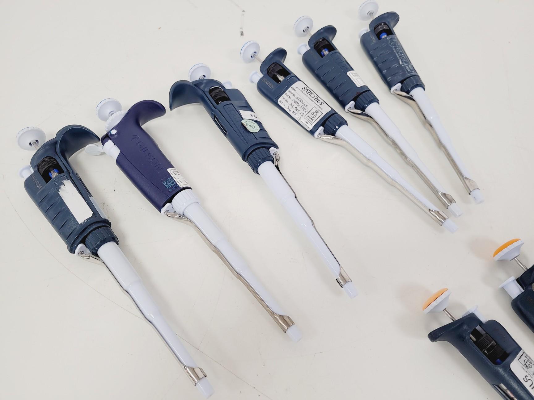 Image of Lot of Mixed Brand Pipettes & Gilson Carrousels Lab