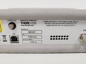 Thumbnail image of ThorLabs MCLS1 Multi Channel Fiber Coupled Laser Source w/ 4 x Lasers Lab