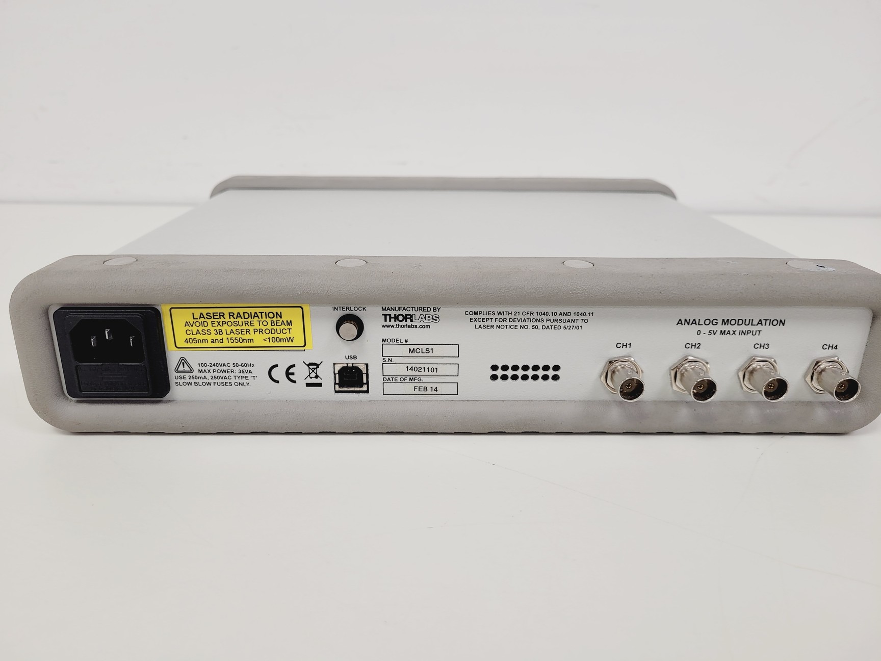 Image of ThorLabs MCLS1 Multi Channel Fiber Coupled Laser Source 