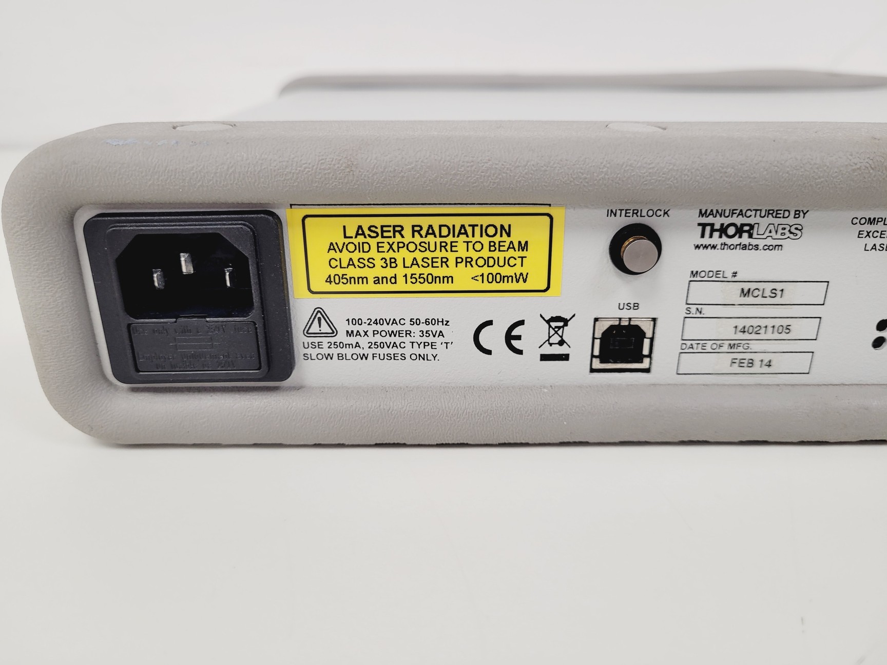 Image of ThorLabs MCLS1 Multi Channel Fiber Coupled Laser Source w/ 635nm Laser