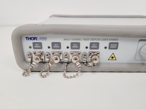 Thumbnail image of ThorLabs MCLS1 Multi Channel Fiber Coupled Laser Source w/ 635nm Laser
