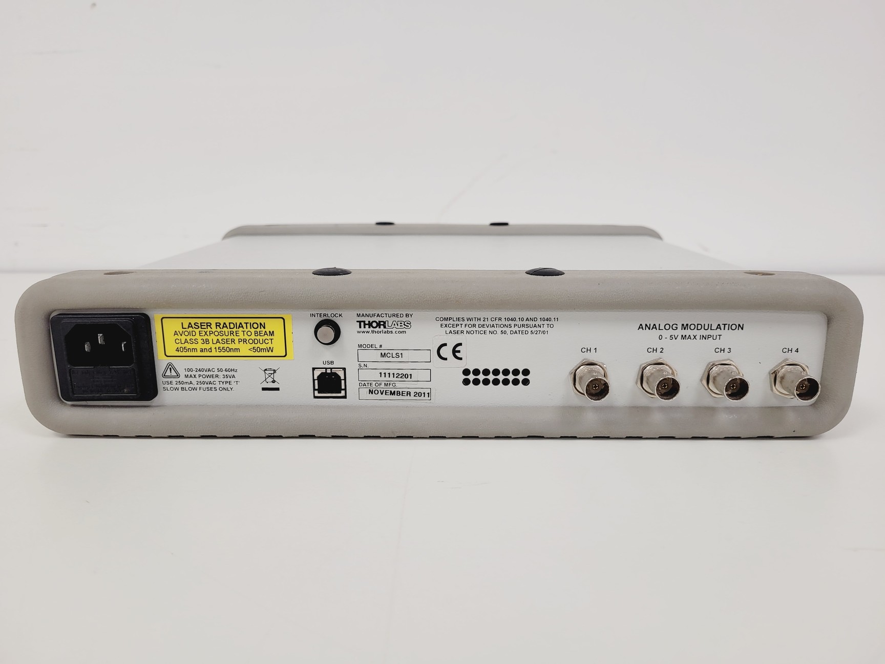 Image of ThorLabs MCLS1 Multi Channel Fiber Coupled Laser Source 