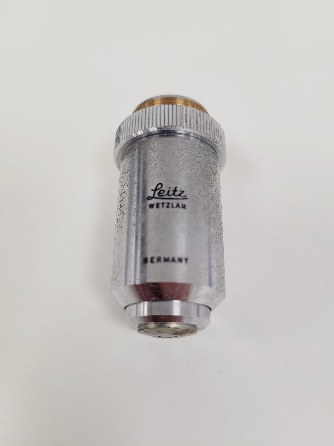 Image of Leitz Dialux Microscope w/ 3 x Objectives Phaco 40x, NPl 16x, Pl Apo Oel 100x