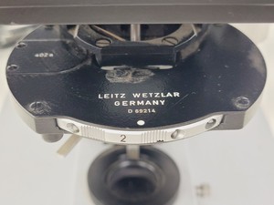 Thumbnail image of Leitz Dialux Microscope w/ 3 x Objectives Phaco 40x, NPl 16x, Pl Apo Oel 100x