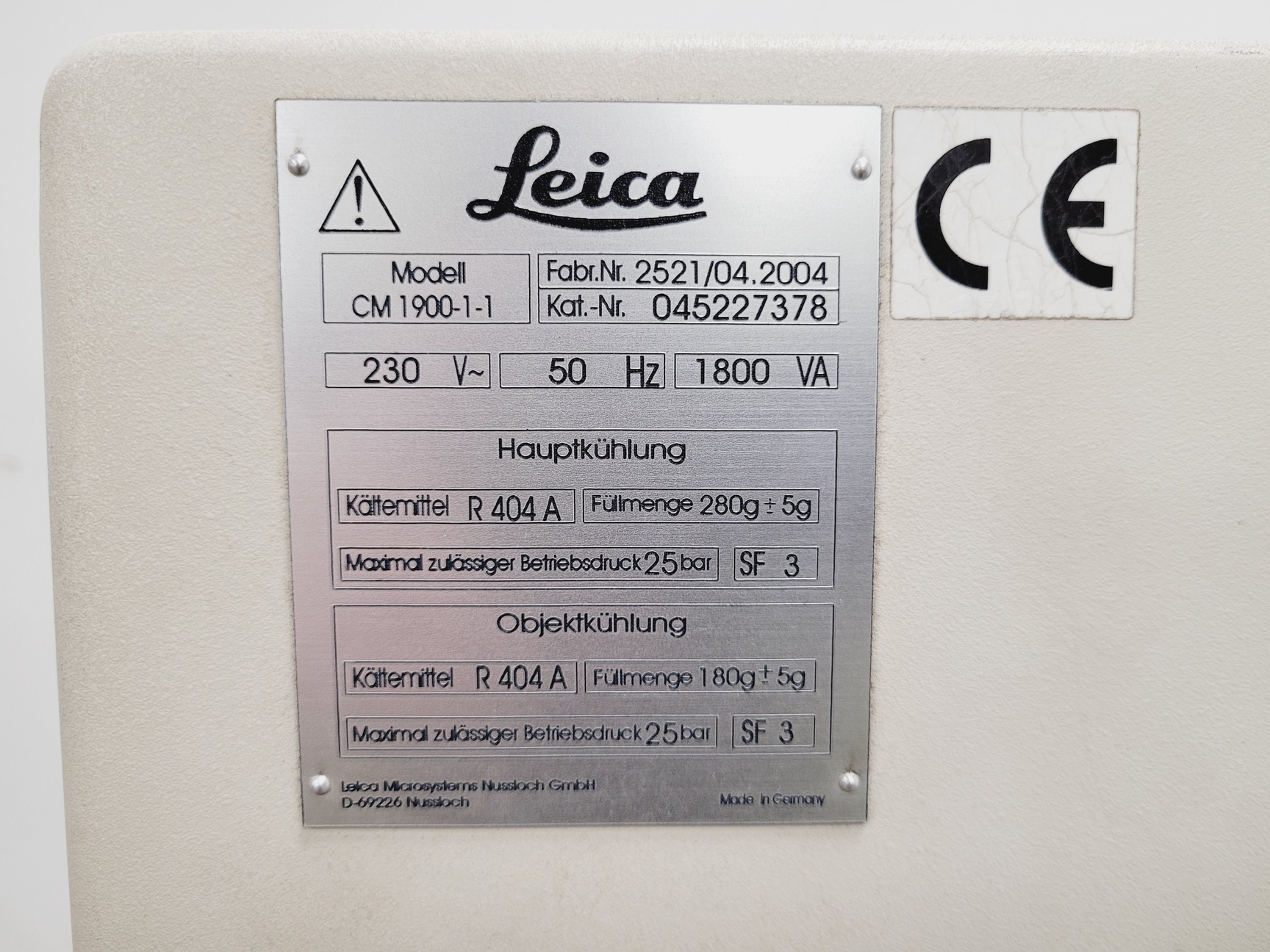 Image of Leica CM1900-1-1 Cryostat 