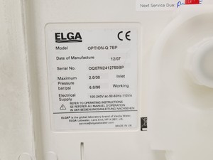 Thumbnail image of ELGA PURELAB Option-Q DV25