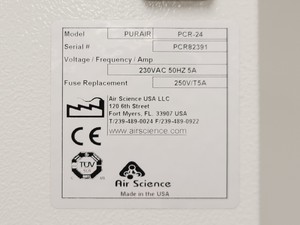 Thumbnail image of PURAIR PCR24 Laminar Flow Cabinet / PCR Cabinet