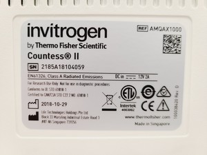 Thumbnail image of Invitrogen Countess II Automated Cell Counter - Spares/Repair Lab