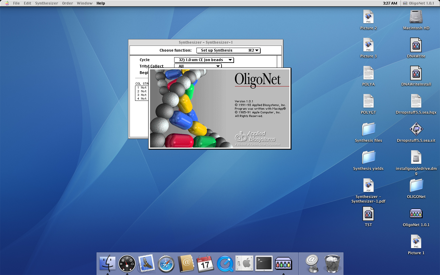 Image of Applied Biosystems 394 DNA/RNA Synthesizer System Lab