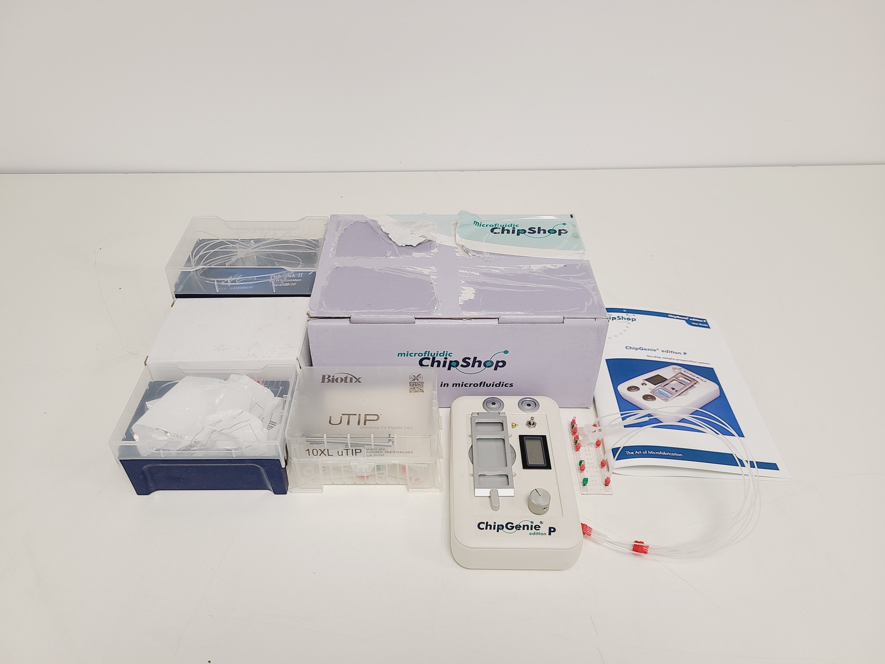 Image of Microfluidic Setup W/ Ametek Phantom Miro C110, Nemesys Base/Pumps & ChipGenie