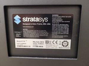 Thumbnail image of Stratasys F170 3D Printer