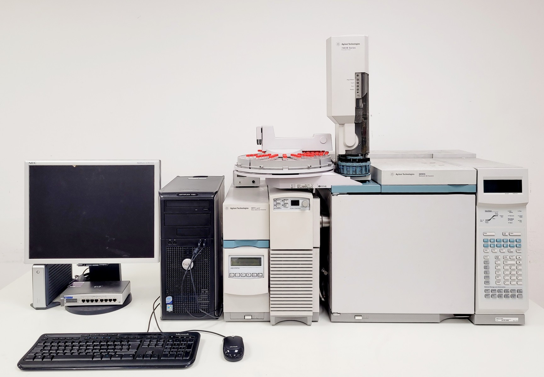 Image of Aglient 6890N GC W/ 5973 MSD, PC & Accessories