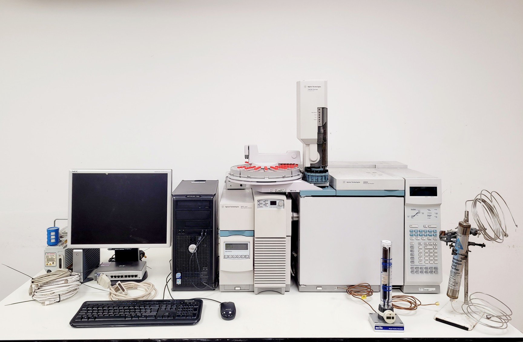 Image of Aglient 6890N GC W/ 5973 MSD, PC & Accessories