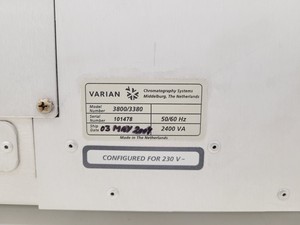 Thumbnail image of Varian CP-3800 GC