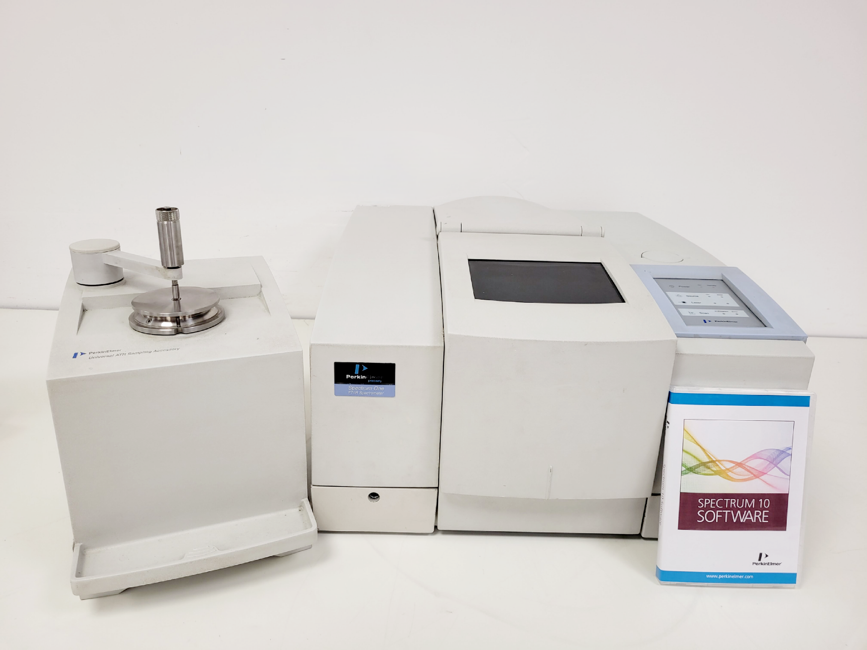 Image of PerkinElmer Spectrum One FR-IR Spectrometer W/ ATR Sampling Accessory & Software