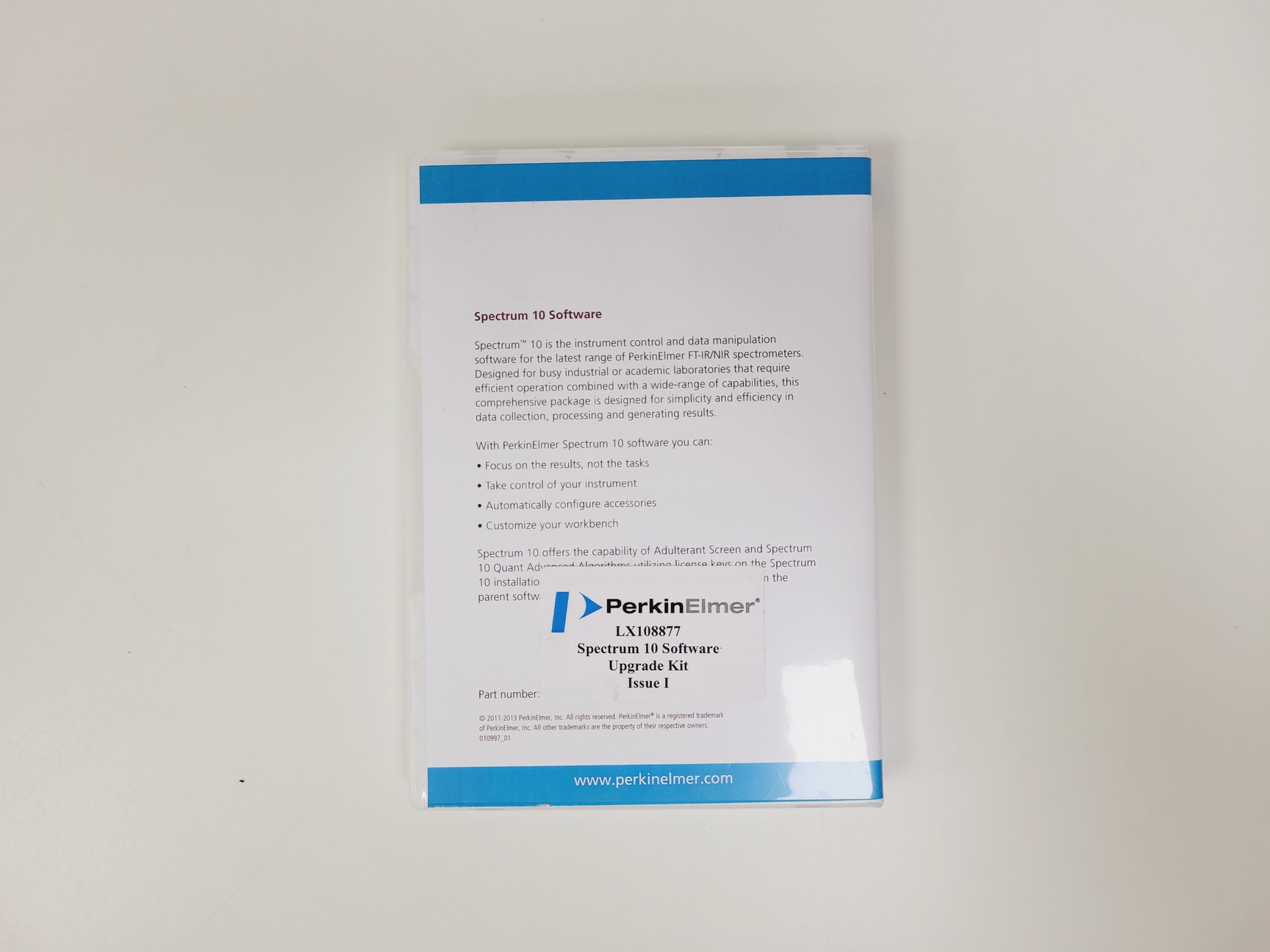 Image of PerkinElmer Spectrum One FR-IR Spectrometer W/ ATR Sampling Accessory & Software