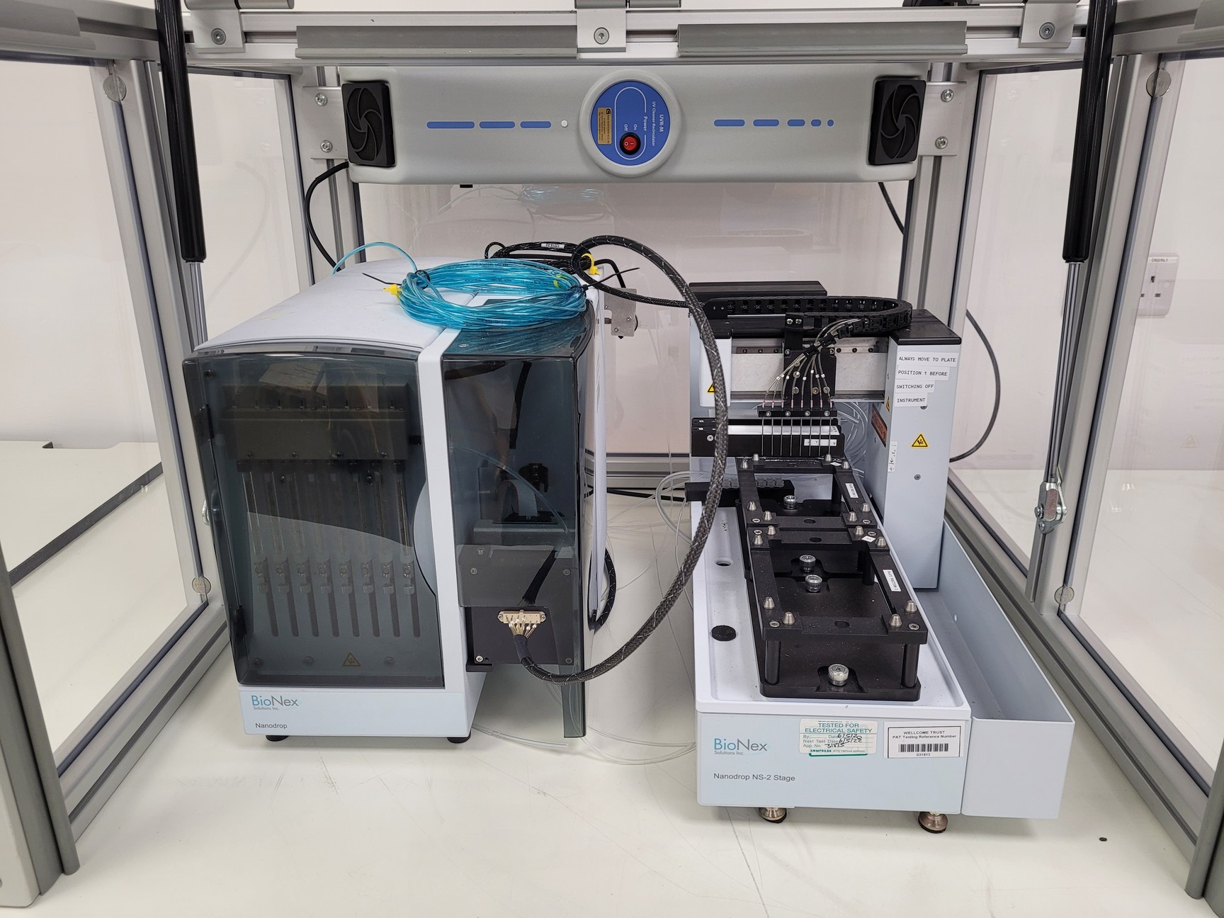 Image of BioNex Nanodrop W/ NS-2 Stage & UVR-M Chamber System Lab