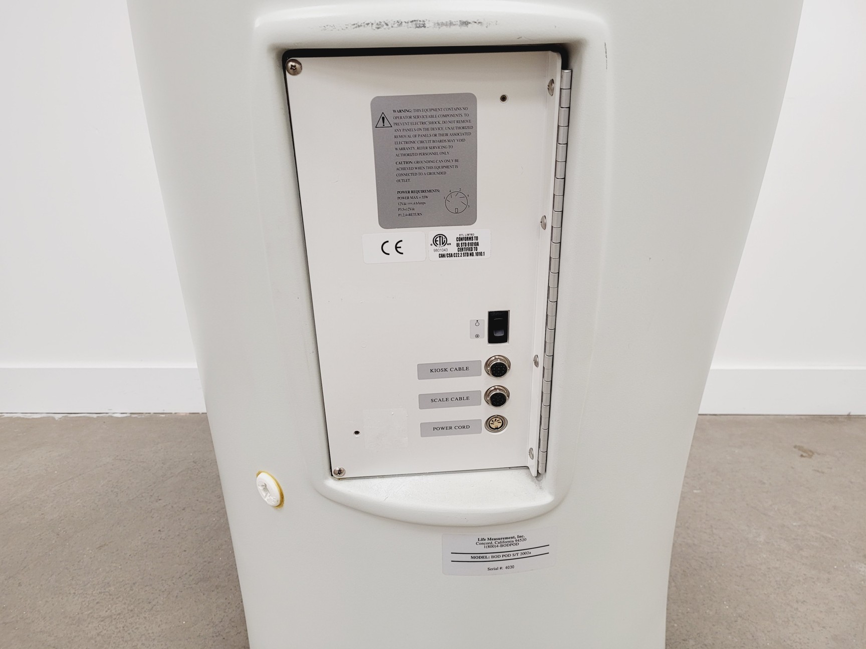 Image of Life Measurement Inc. Bod Pod Body Composition Tracking System 2002A