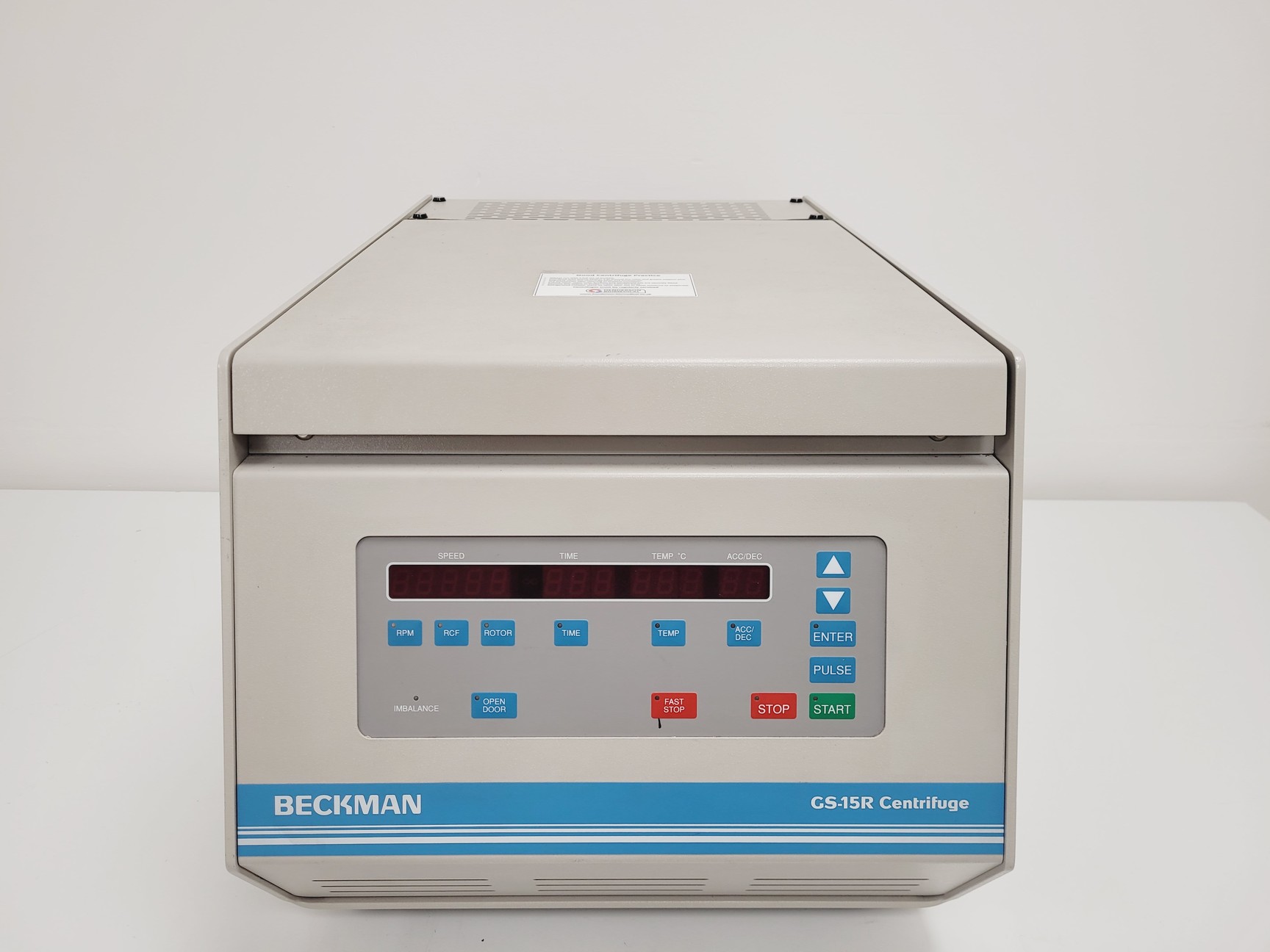 Image of Beckman GS-15R Benchtop Centrifuge w/ F3602 Fixed-Angle Rotor Lab