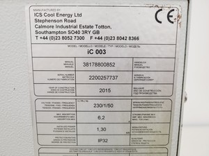 Thumbnail image of ICS Cool Energy I-Chiller IC003 Lab