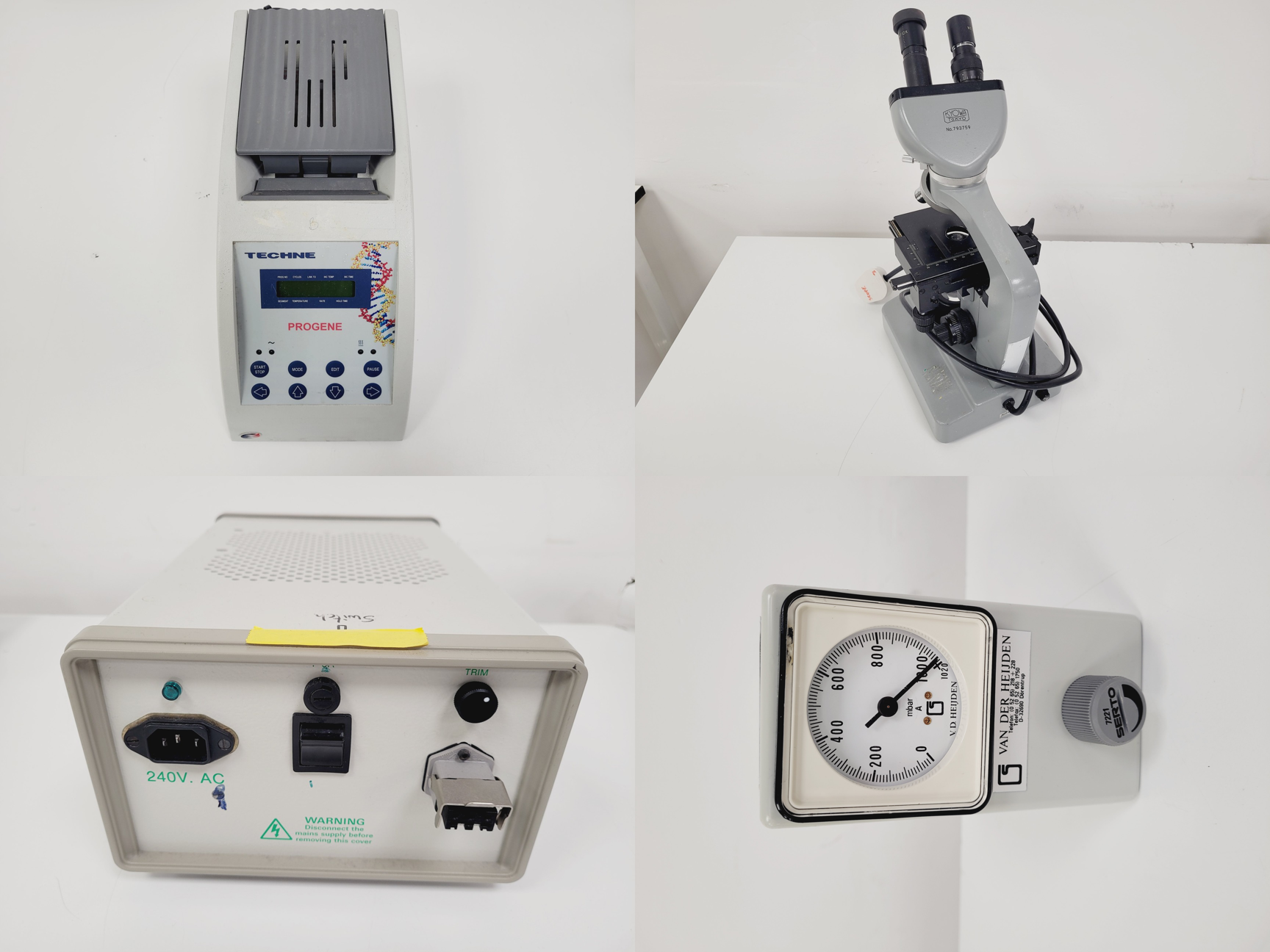 Image of Mixed Job Lot of Laboratory Equipment - Techne, Prior, SciSpin, Newport
