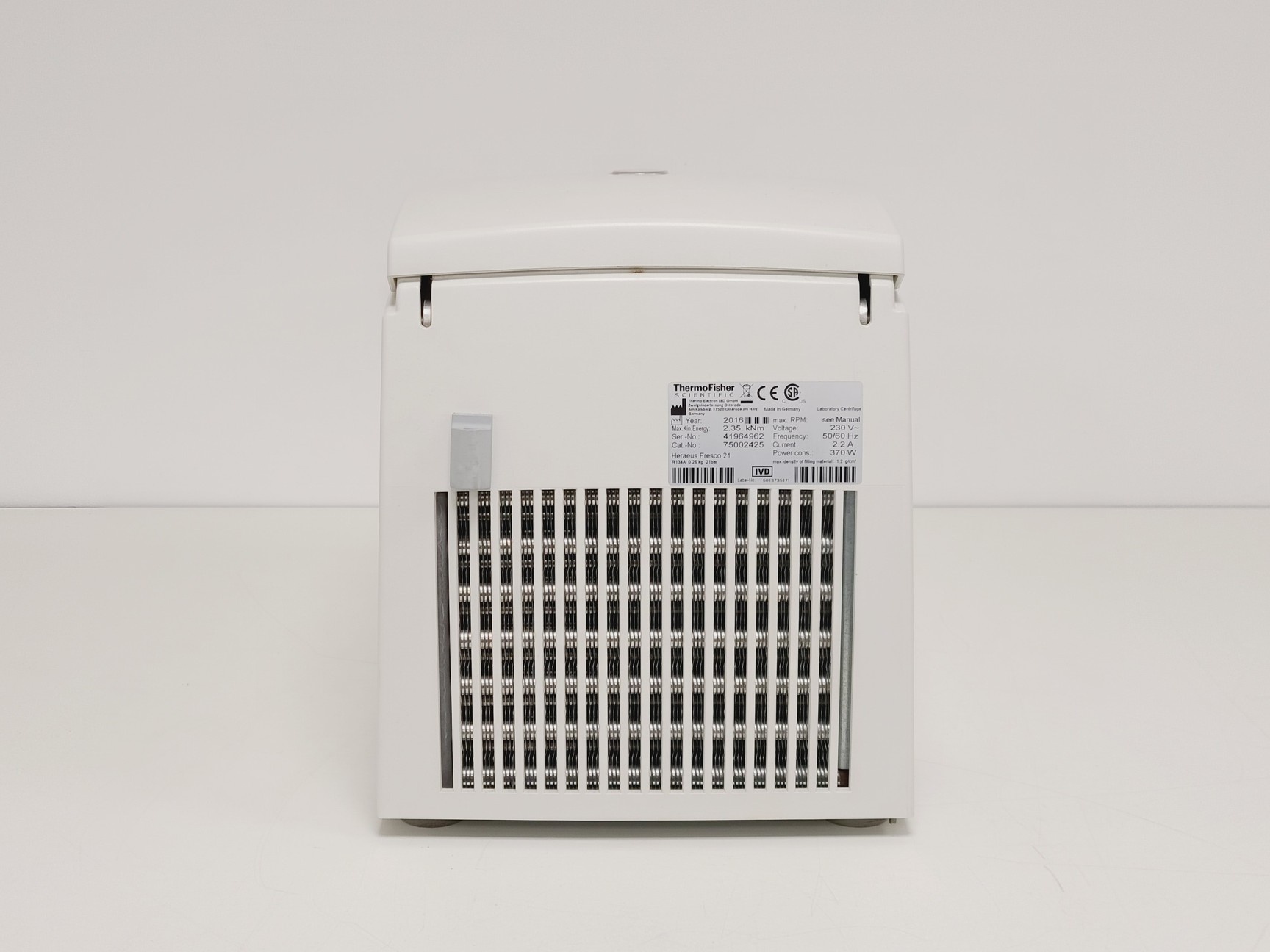 Image of Thermo Scientific Model Heraeus Fresco 21 Centrifuge Spares/Repair Lab