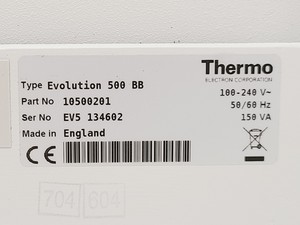 Thumbnail image of Thermo Electron Corporation Evolution 500 BB UV-Visible Spectrophotometer