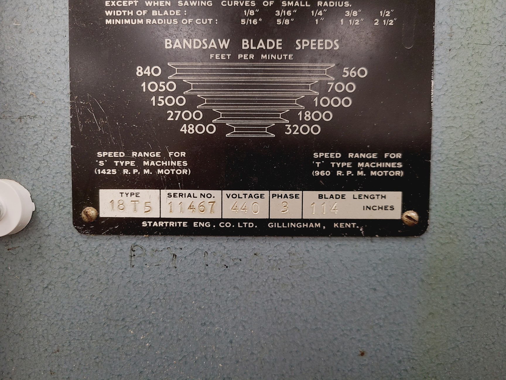 Image of STARTRITE 18-T-5 Vertical Band Saw