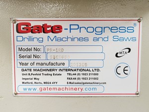 Thumbnail image of Gate Machine Tool Group Progress PR 1RD Radial Arm Drilling Machine