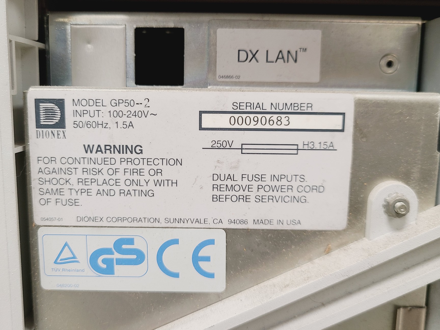 Image of Dionex GP50 Gradient Pump w/ Accessories Lab