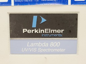 Thumbnail image of Perkin Elmer Lambda 800 UV/VIS Spectrophotometer