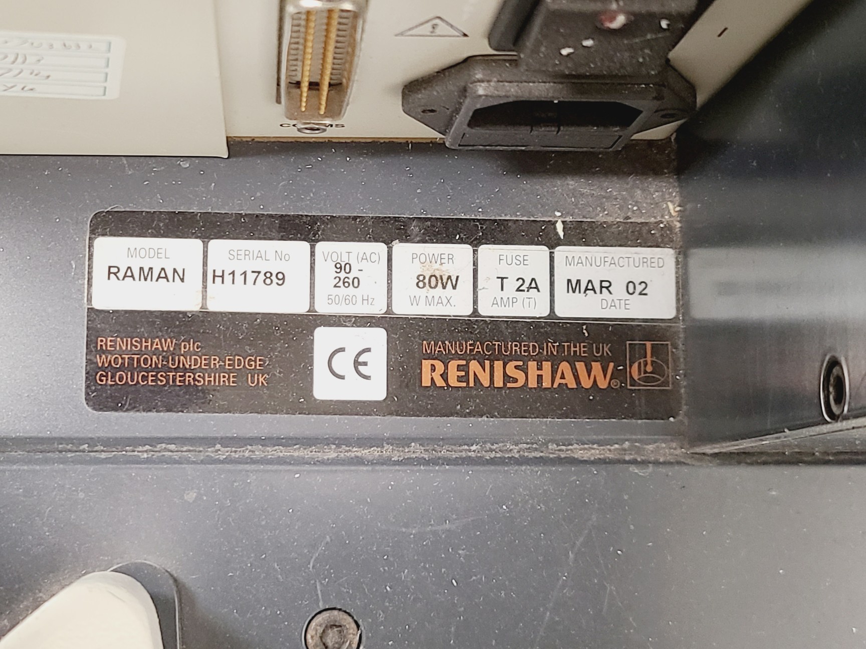 Image of Renishaw RM1000 Raman spectrometer w/ Leica DMLM Microscope Spares/Repair Lab