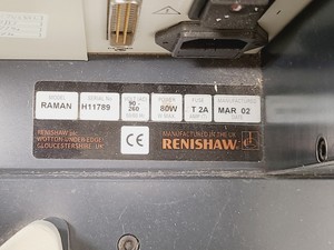 Thumbnail image of Renishaw RM1000 Raman spectrometer w/ Leica DMLM Microscope Spares/Repair Lab