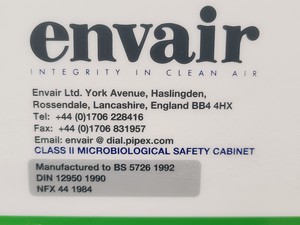 Thumbnail image of Envair Bio 2+ Class 2 Safety Cabinet Lab