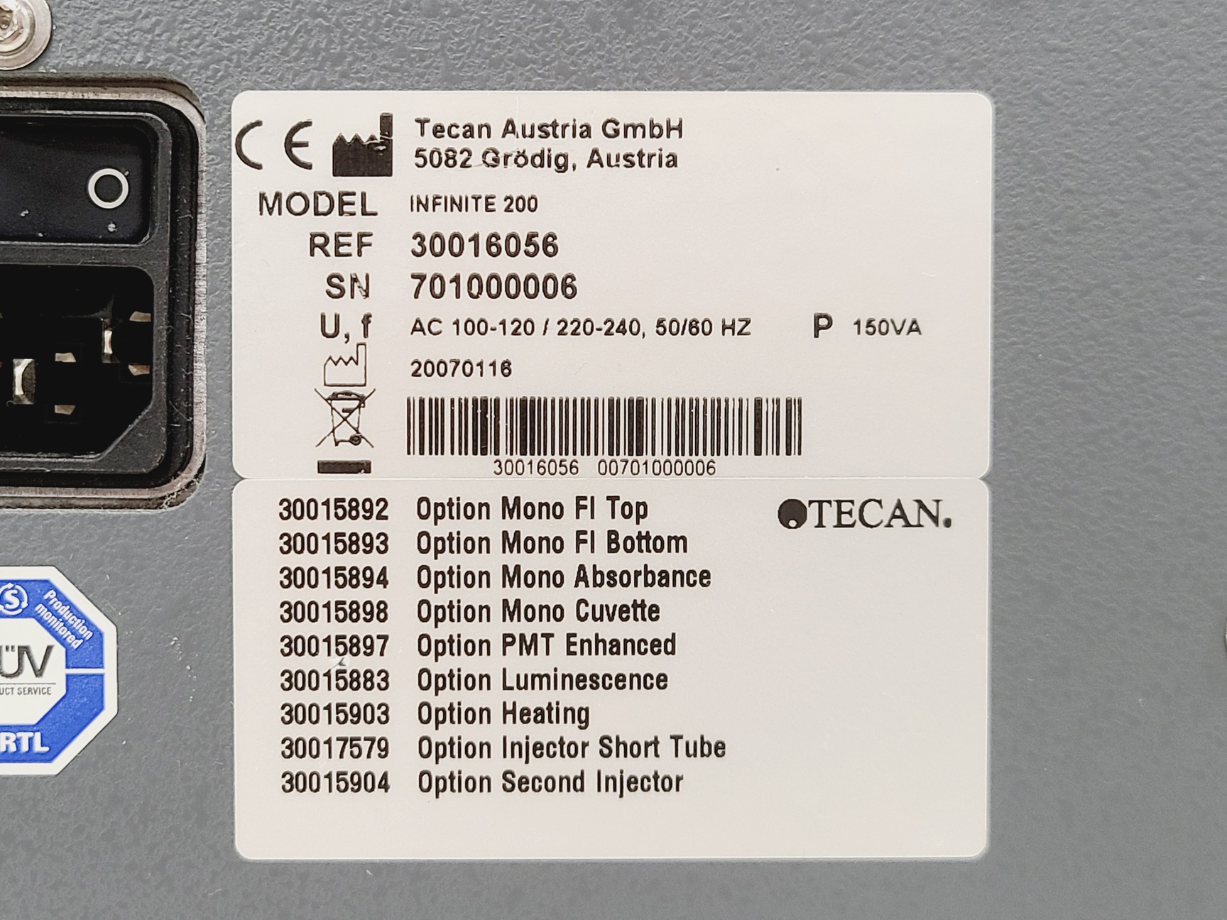 Image of TECAN Infinite M200 Plate Reader