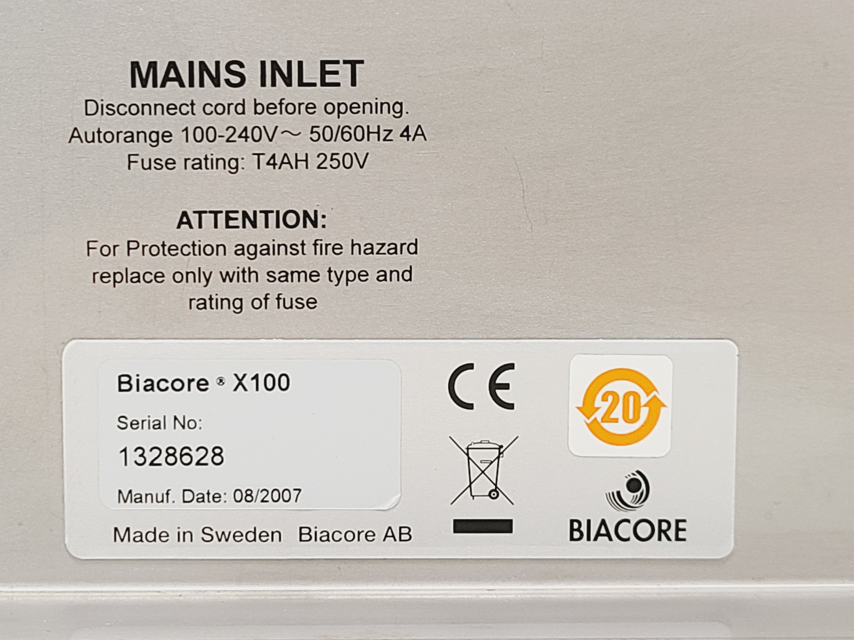 Image of Cytiva Biacore X100 Surface Plasmon Resonance (SPR) System
