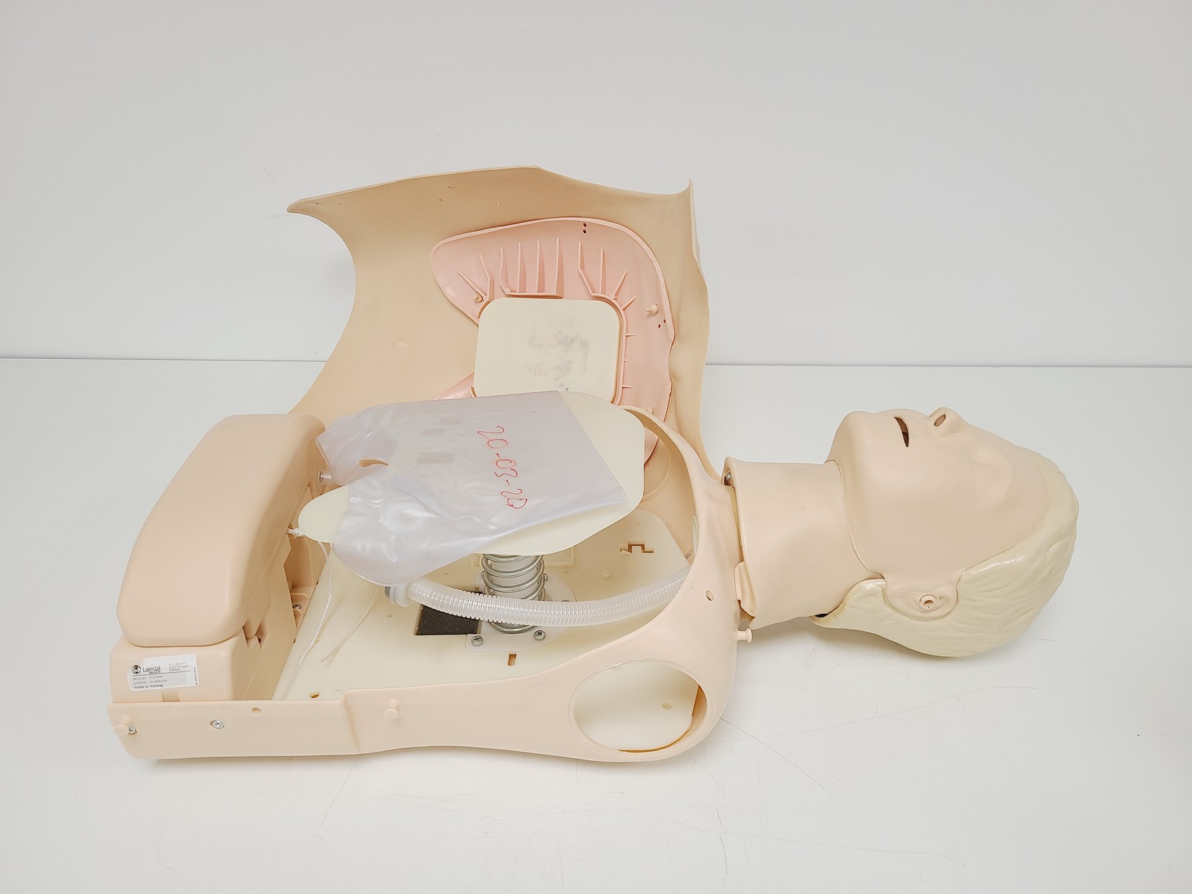 Image of 12x Laerdal Rususci Anne Torso Manikins w/ 5 x 20 Hypaguard Face Shields