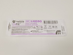 Thumbnail image of Job Lot of New Medicina ENFit LHE60 60ml Reusable Enteral Syringes