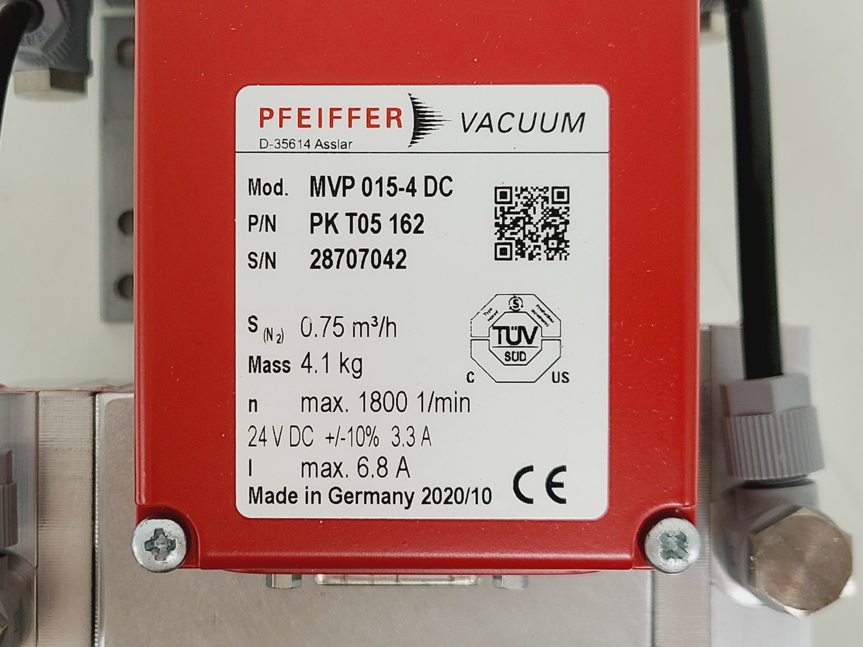 Image of Pfeiffer Vacuum MVP 015-4 DC Diaphragm Pump