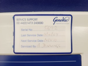 Thumbnail image of Genevac HT-8 Series II Centrifugal Evaporation System w/ Accessories