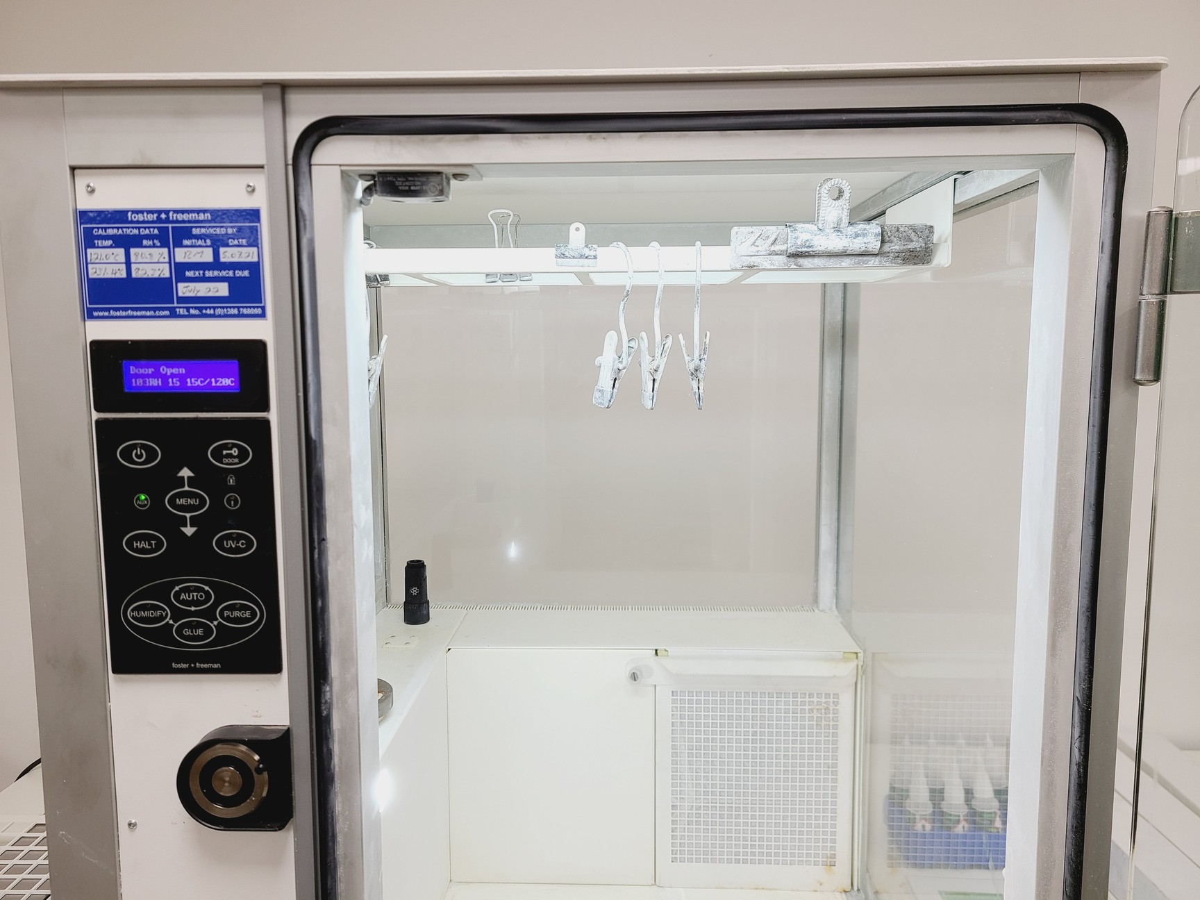 Image of Foster and Freeman MVC 1000_D2 Fingerprint Fuming Cabinet w/ Accessories