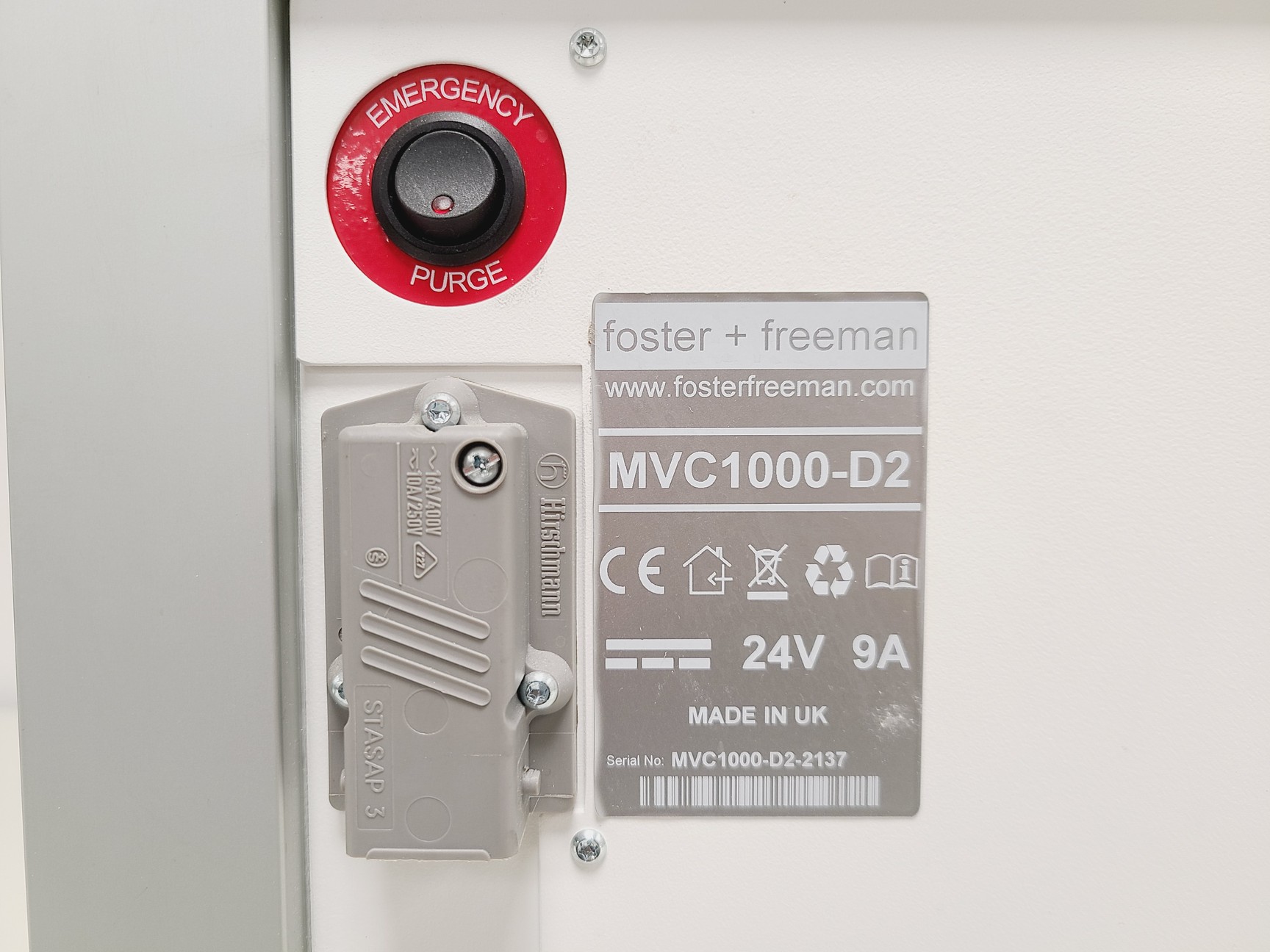 Image of Foster and Freeman MVC 1000_D2 Fingerprint Fuming Cabinet w/ Accessories