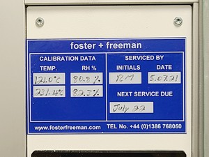 Thumbnail image of Foster and Freeman MVC 1000_D2 Fingerprint Fuming Cabinet w/ Accessories