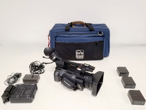 Thumbnail image of Panasonic AG-HMC151E - AVCCAM 3CCD Camcorder w/ 3 Batteries & 2 Chargers